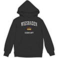 Wiesbaden Germany Vintage Athletic Sports Women's Hoodie, novelty gifts, funny gifts
