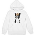 Boston Terrier Dog Wearing Crown For Men Women Girls Kids Women's Hoodie, novelty gifts, funny gifts