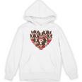 Boston Terrier Heart Valentine Boston Terrier Women's Hoodie, novelty gifts, funny gifts