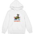 Boston Terrier Merry Christmas Tree Lights Dog X-Mas Dogs Women's Hoodie, novelty gifts, funny gifts