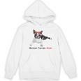 Boston Terrier Mom Bandana Boston Terrier Dog Women's Hoodie, novelty gifts, funny gifts