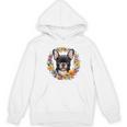 Boston Terrier Mom Floral Bostie Dog Lover Flowers Cute Women's Hoodie, novelty gifts, funny gifts