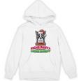 Boston Terrier Santa Claus Christmas Dog Women's Hoodie, novelty gifts, funny gifts