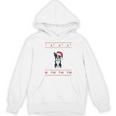 Boston Terrier Wearing Santa Hat Ugly Xmas Dog Lovers Women's Hoodie, novelty gifts, funny gifts