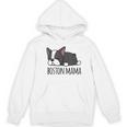 Cute Boston Terrier Boston Mama Women's Hoodie, novelty gifts, funny gifts