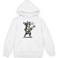 Dog Playing Guitar Singing Boston Terrier For Men Women Girls Kids Women's Hoodie, novelty gifts, funny gifts