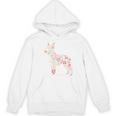Floral FLower Boston Terrier Mom Grandma Women's Hoodie, novelty gifts, funny gifts