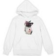 Girls I Heart Mom Love Mama Boston Terrier Dog Lover Women's Hoodie, novelty gifts, funny gifts