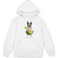 Hawaiian Boston Terrier Dog Pineapple Ukulele Summer For Men Women Girls Kids Women's Hoodie, novelty gifts, funny gifts