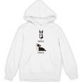 Inhale Exhale Yoga Boston Terrier Tshirt Women's Hoodie, novelty gifts, funny gifts