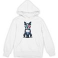 USA Flag Boston Terrier Best Dog Mom Ever 2025 Women's Hoodie, novelty gifts, funny gifts