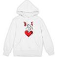 Valentine's Day Boston Terrier Dog Vector Women's Hoodie, novelty gifts, funny gifts