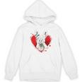 Valentine's Day Boston Terrier Dog Women's Hoodie, novelty gifts, funny gifts