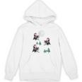 Xmas Tree Santa Riding Boston Terrier Christmas Women's Hoodie, novelty gifts, funny gifts