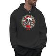 Boston Terrier Christmas Wreath Decoration Xmas Pajamas Men Hoodie, Boston Terrier Christmas Gifts, trending gift