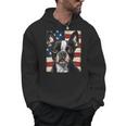 Boston Terrier Dog American Flag 4th Of July Patriotic Puppy Men Hoodie, Patriotic Boston Terrier Gifts, American Boston Terrier Gifts, Boston Terrier 4th Of July Gifts, trending gift