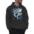 Boston Terrier Dog Art Van Gogh Starry Night Boston Terrier Men Hoodie, trending gift
