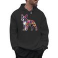 Boston Terrier Floral Dog Lover Vintage Distressed For Men Women Kids Men Hoodie, trending gift
