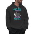 Boston Terrier This Girl Runs On Jesus And Boston Terriers Men Hoodie, trending gift