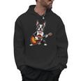 Boston Terrier Playing Guitar Boston Terrier Men Hoodie, trending gift
