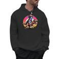 Boston Terrier Wearing A Cowboy Hat On T-Rex Men Hoodie, trending gift