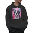 Dog Pink Boston Terrier Men Hoodie, trending gift