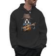 Guitar Shirt Boston Terrier Dog Playing Acoustic Guitar Men Hoodie, trending gift