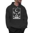 Tarot Card Vintage Crescent Moon Boston Terrier Dog Mom Men Hoodie, Couple Gifts, Mom Gifts, Boston Terrier Tarot Gifts, Boston Terrier Mom Gifts, trending gift