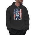 Vintage Boston Terrier Dog American USA US Flag Pets Lovers Men Hoodie, American Boston Terrier Gifts, trending gift