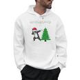 Boston Terrier Santa Hat Dabbing Around The Christmas Tree Men Hoodie, Boston Terrier Christmas Gifts, trending gift