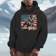 Boston Terrier Dog 4th Of July USA American Flag Patriotic Men Hoodie, Patriotic Boston Terrier Gifts, American Boston Terrier Gifts, Boston Terrier 4th Of July Gifts, funny design