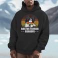 Boston Terrier Grandpa Dog Owner Boston Terrier Men Hoodie, funny design