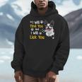 Boston Terrier Shirt I Will Find You And I Will Lick You Men Hoodie, funny design
