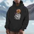 Halloween Skeleton Boston Terrier Men Hoodie, Boston Terrier Halloween Gifts, funny design