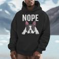 Nope Boston Terrier Puppy Dog Bostie Lover Men Women Girls Kids Men Hoodie, funny design