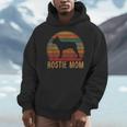 Retro Boston Terrier Mom Dog Mother Pet Bostie Mama Men Hoodie, Couple Gifts, Mom Gifts, Boston Terrier Mom Gifts, funny design
