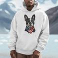 Boston Terrier American Flag Men Hoodie, American Boston Terrier Gifts, funny design