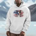 Boston Terrier Dad American Flag 4th Of July Dog Fathers Day Men Hoodie, Couple Gifts, Boston Terrier Dad Gifts, American Boston Terrier Gifts, Boston Terrier 4th Of July Gifts, funny design