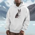 Boston Terrier Dog Dad Boston Terrier Dog Lovers Men Hoodie, Couple Gifts, Boston Terrier Dad Gifts, funny design