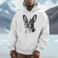Boston Terrier Dog Motif Pet Illustration Boston Terrier For Men Women Kids Men Hoodie, funny design