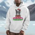 Boston Terrier Santa Claus Christmas Dog Men Hoodie, Boston Terrier Christmas Gifts, funny design