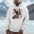 Boston Terrier Is My Valentine Cute Pet Dog Owner Valentine Men Hoodie, funny design