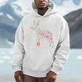 Floral FLower Boston Terrier Mom Grandma Men Hoodie, Couple Gifts, Mom Gifts, Boston Terrier Mom Gifts, funny design