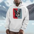 Retro Boston Terrier Dog Lover Bostie Mom Dad Dog Owner Men Hoodie, Couple Gifts, Mom Gifts, Boston Terrier Dad Gifts, Boston Terrier Mom Gifts, funny design