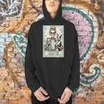 The Boston Terrier Mom Skeleton Spooky Season Halloween Men Hoodie, Boston Terrier Mom Hoodies, Boston Terrier Halloween Hoodies, gift for family, gift for coworker