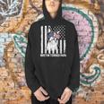 Boston Terrier Papa Cool Dog Lover USA American Flag Men Women Men Hoodie, American Boston Terrier Hoodies, gift for family, gift for coworker