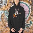 Boston Terrier Playing Guitar Boston Terrier Men Hoodie, gift for family, gift for coworker