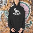 Bull Terrier Skeleton Birthday Halloween Kids Men Hoodie, gift for family, gift for coworker
