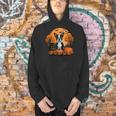 Pumpkin Boston Terrier Costume On Boston Terrier Halloween Men Hoodie, Boston Terrier Halloween Hoodies, gift for family, gift for coworker