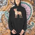 Vintage Floral Boston Terrier For Dog Lover Men Hoodie, gift for family, gift for coworker